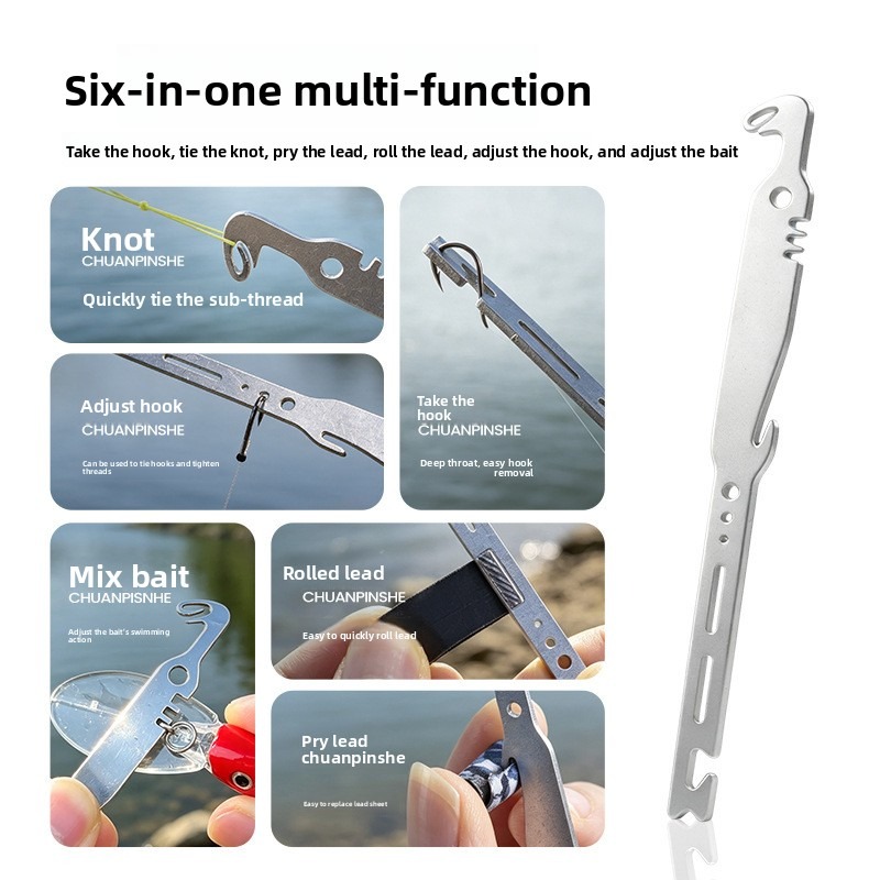 QAJTAO 4 Adet 6'sı 1 Arada Pas - Fishing Hook Sharpener incelemesi ve fiyatı